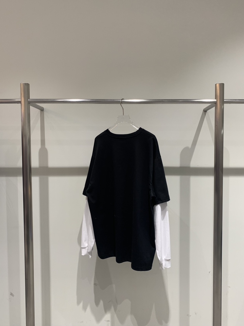 OKIE韓國東大門代購女士新品時尚熱賣職業人氣長袖T恤假兩件OKIE長袖T恤