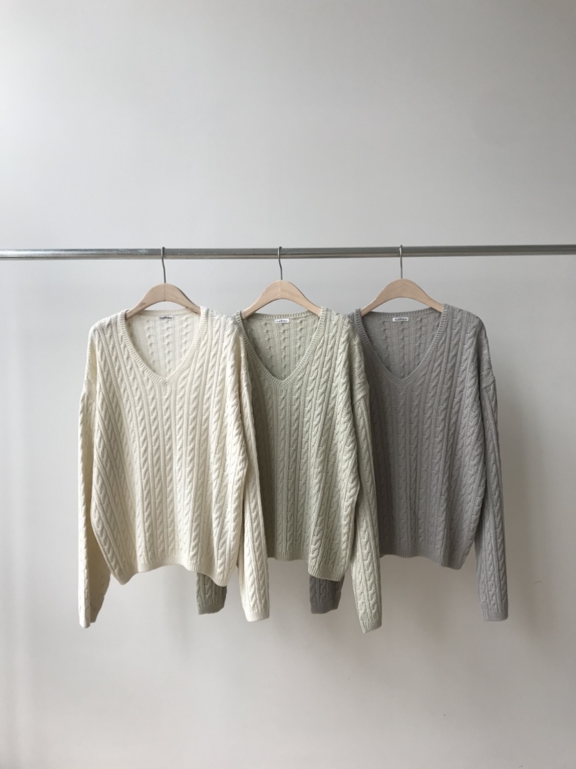 TAFFETA/MURET東大門代購女裝新款推薦真品針織衫亞麻布TAFFETA/MURET針織衫