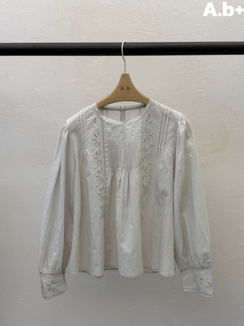 AUTUMN BEIGE PLUS韓國直郵女士新品熱賣推薦襯衫蕾絲衫A.b/AUTUMN BEIGE襯衫/蕾絲衫圖色2