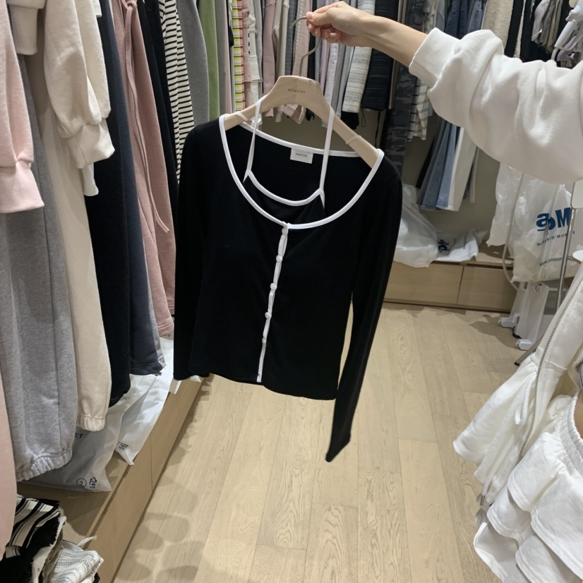 MEMOIRE東大門直郵女士新款職業時尚26春夏熱賣套裝羊毛衫MEMOIRE套裝圖色2