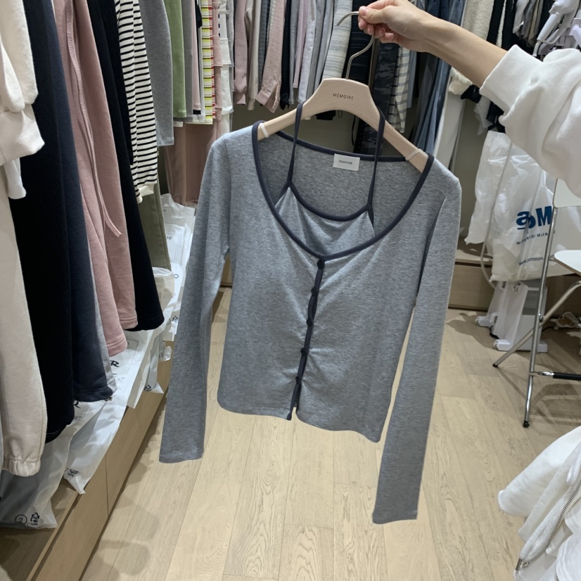 MEMOIRE東大門直郵女士新款職業時尚26春夏熱賣套裝羊毛衫MEMOIRE套裝圖色4