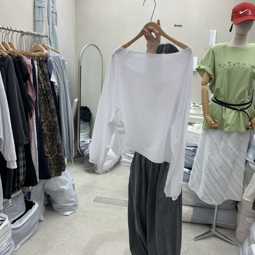 BREEZE韓國直郵女士新款職業人氣休閑熱賣長袖T恤不含內搭BREEZE長袖T恤