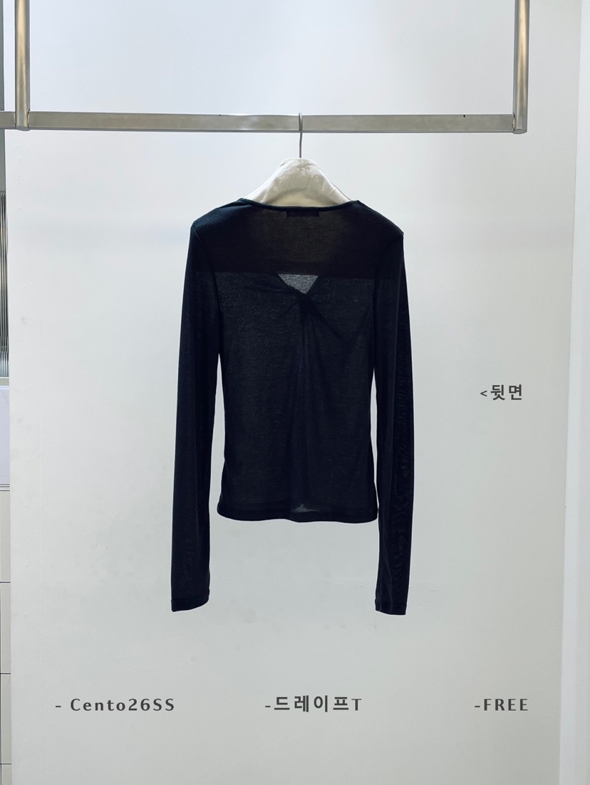 CENTO韓國代購女士新品真品26春夏推薦休閑人氣時尚長袖T恤CENTO長袖T恤