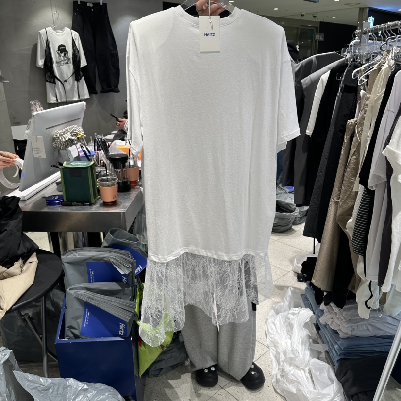 HERTZ-P韓國東大門直郵女士新品26春夏時尚職業休閑人氣T恤HERTZ-PT恤