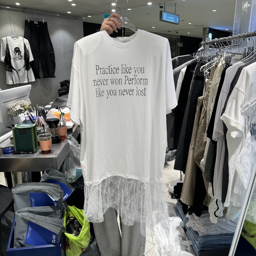 HERTZ-P韓國東大門直郵女士新品26春夏時尚職業休閑人氣T恤HERTZ-PT恤圖色1