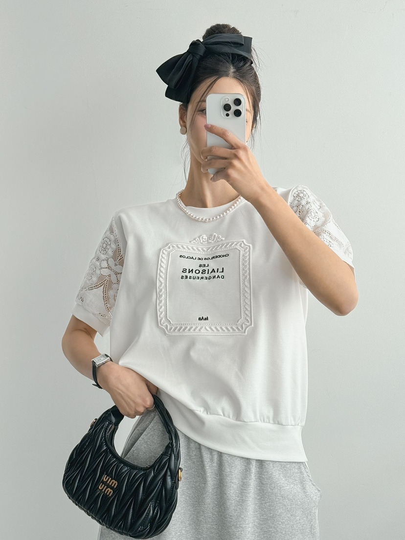 IAAN韓國代購女士新品時尚真品26春夏職業人氣休閑推薦T恤iaAnT恤