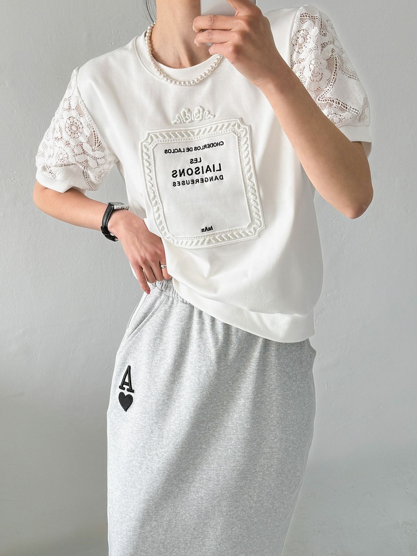 IAAN韓國代購女士新品時尚真品26春夏職業人氣休閑推薦T恤iaAnT恤