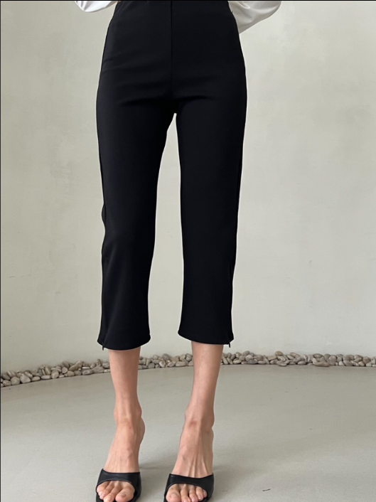 DEMAR韓國東大門直郵女士新品職業打底褲鯊魚褲七分褲長款DEMAR打底褲/鯊魚褲圖色1