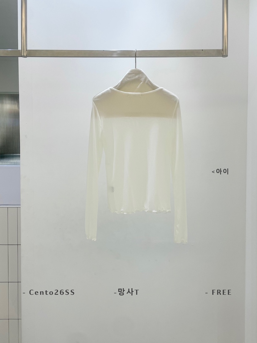 CENTO東大門代購女裝新款26春夏職業時尚休閑推薦長袖T恤CENTO長袖T恤