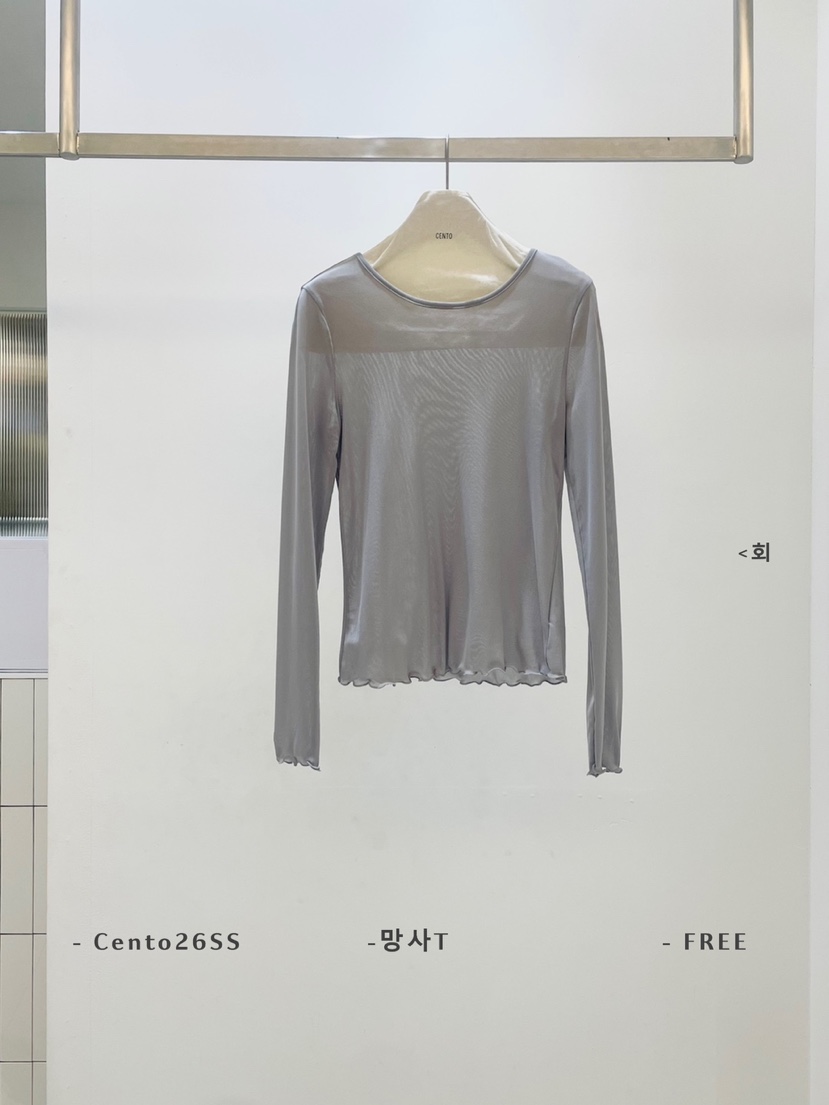 CENTO東大門代購女裝新款26春夏職業時尚休閑推薦長袖T恤CENTO長袖T恤圖色3