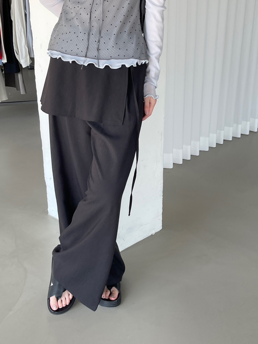 CENTO韓國東大門代購女裝新品推薦熱賣休閑時尚裙褲披肩亞麻CENTO裙褲