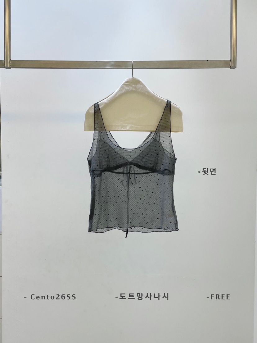 CENTO韓國代購女裝新款熱賣時尚推薦職業人氣26春夏吊帶背心CENTO吊帶/背心