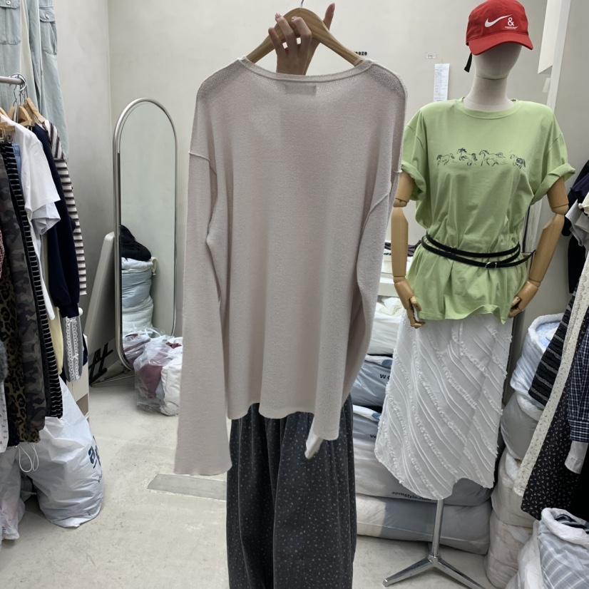 BREEZE韓國代購女士新品休閑人氣熱賣推薦26春夏職業長袖T恤BREEZE長袖T恤