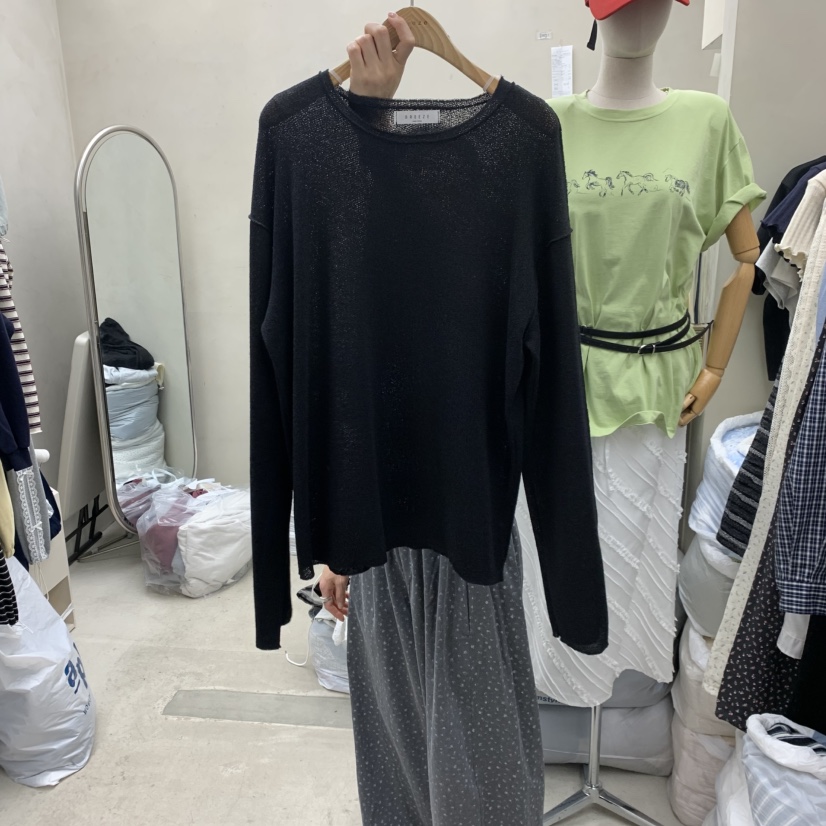 BREEZE韓國代購女士新品休閑人氣熱賣推薦26春夏職業長袖T恤BREEZE長袖T恤圖色3