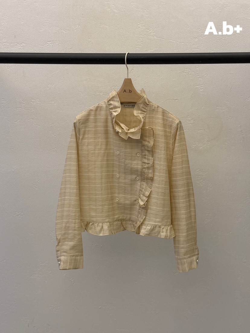 AUTUMN BEIGE PLUS韓國直郵女裝新款時尚熱賣襯衫蕾絲衫A.b/AUTUMN BEIGE襯衫/蕾絲衫圖色1