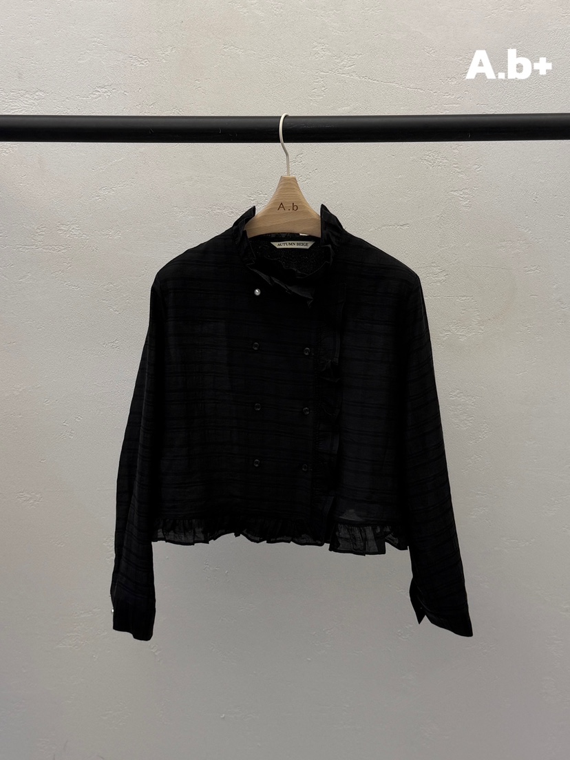 AUTUMN BEIGE PLUS韓國直郵女裝新款時尚熱賣襯衫蕾絲衫A.b/AUTUMN BEIGE襯衫/蕾絲衫圖色2