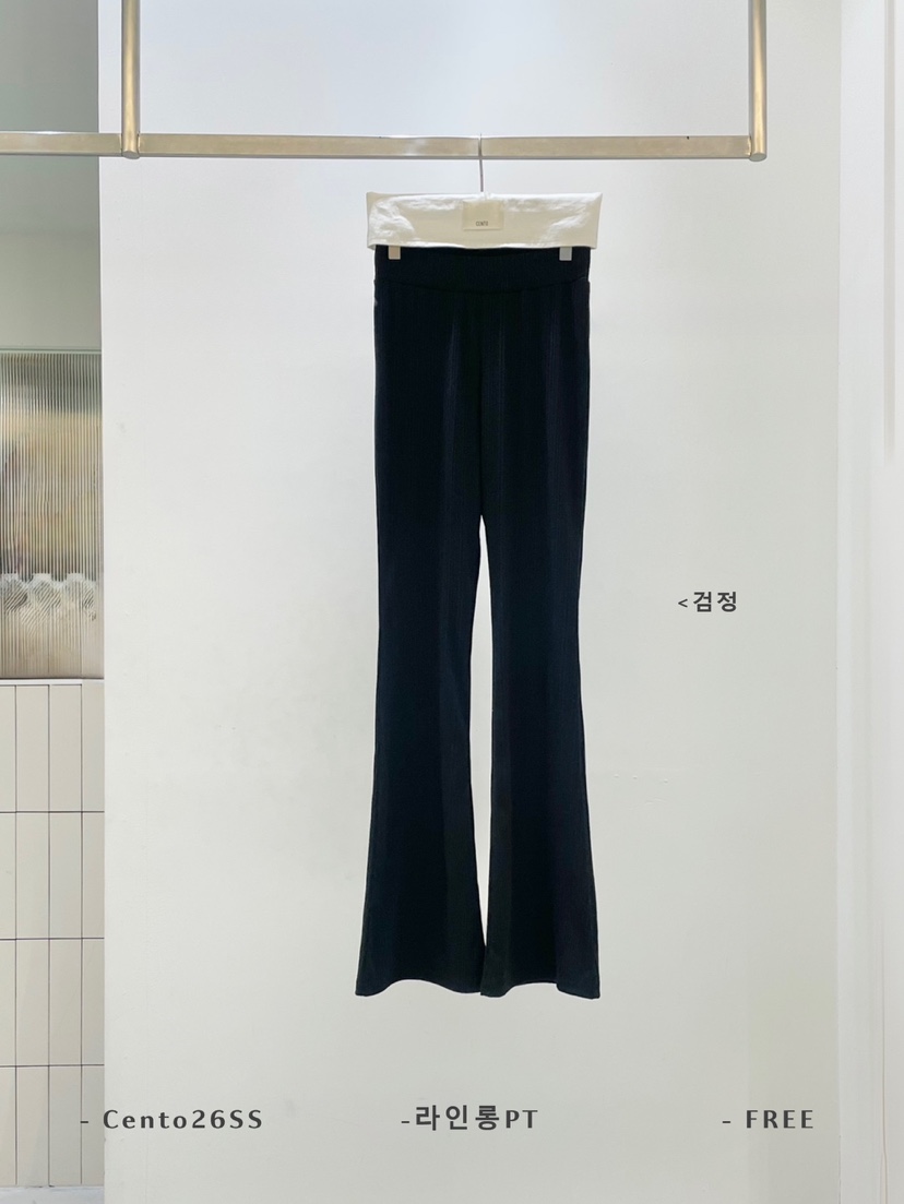 CENTO韓國直郵實拍女士新款人氣休閑時尚熱賣推薦職業休閑褲CENTO休閑褲圖色3黑色