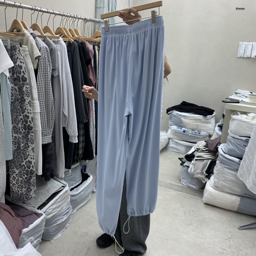 BREEZE韓國直郵實拍女裝新品熱賣人氣推薦時尚26春夏休閑褲BREEZE休閑褲
