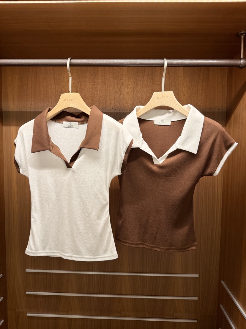 CLOTH韓國東大門代購女裝新款休閑熱賣人氣職業26春夏T恤CLOTHT恤