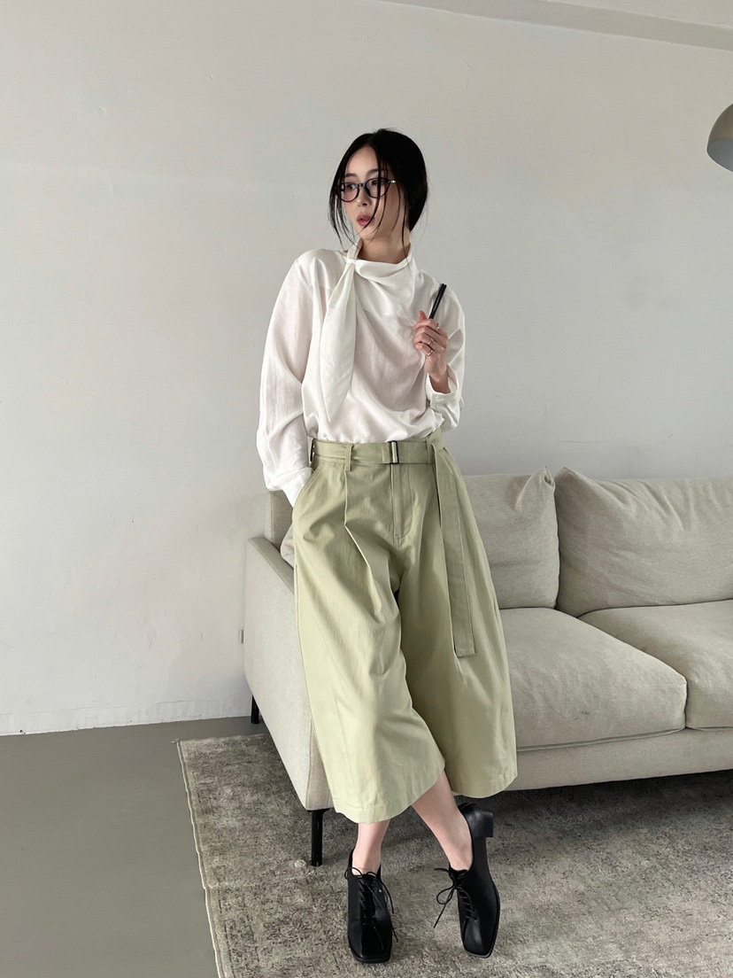 CENTO韓國東大門直郵女士新品時尚推薦26春夏職業短褲含腰帶CENTO短褲