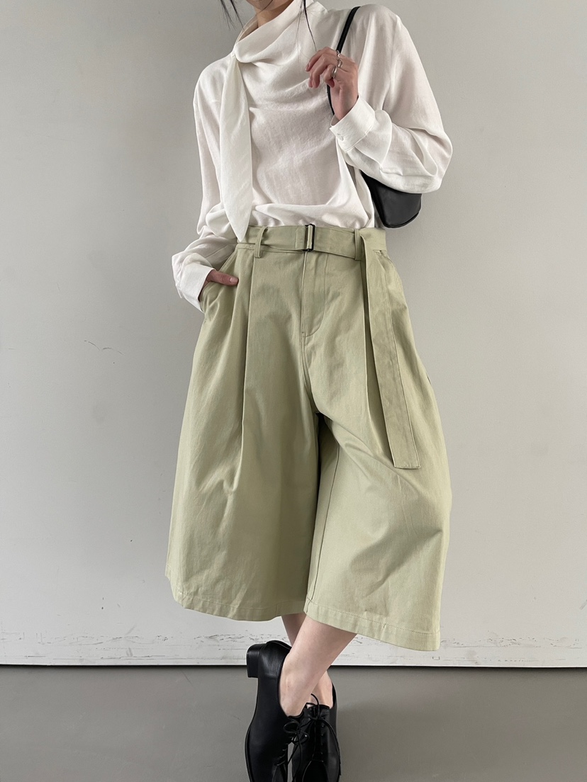 CENTO韓國東大門直郵女士新品時尚推薦26春夏職業短褲含腰帶CENTO短褲