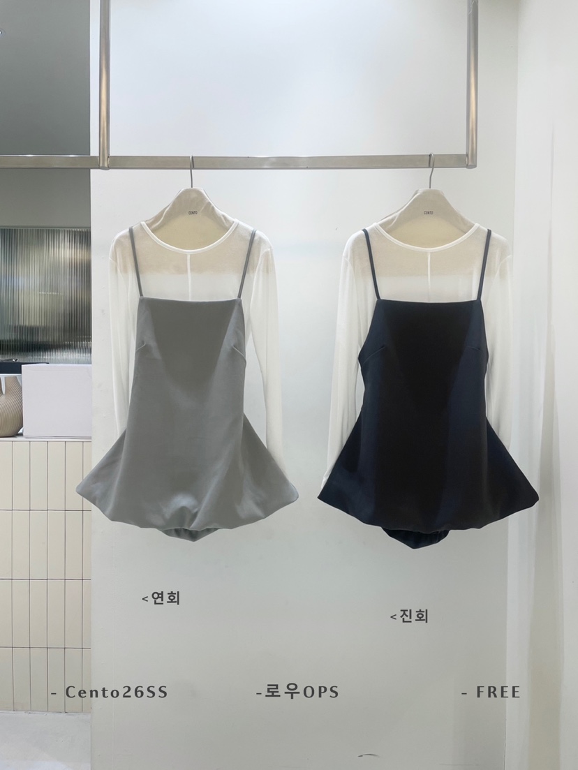 CENTO韓國代購女裝新品職業時尚休閑26春夏連衣裙不含內搭CENTO連衣裙