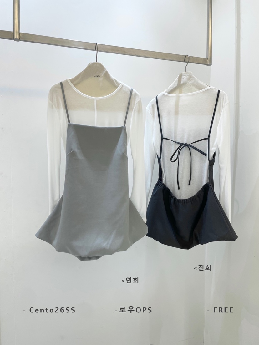 CENTO韓國代購女裝新品職業時尚休閑26春夏連衣裙不含內搭CENTO連衣裙