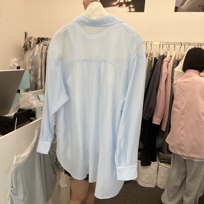 MAG東大門代購女裝新款26春夏真品職業襯衫蕾絲衫不含內搭MAG襯衫/蕾絲衫