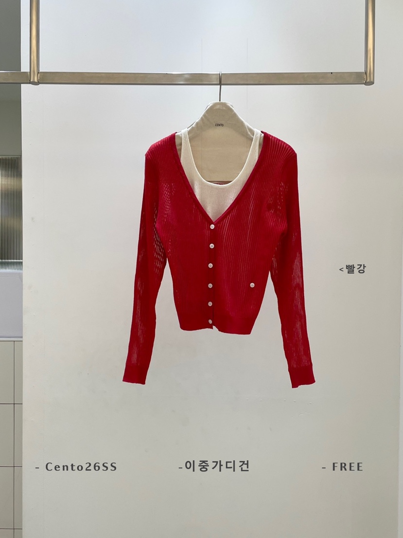 CENTO韓國代購女士新品熱賣推薦職業針織衫羊毛衫假兩件雙層CENTO針織衫圖色3