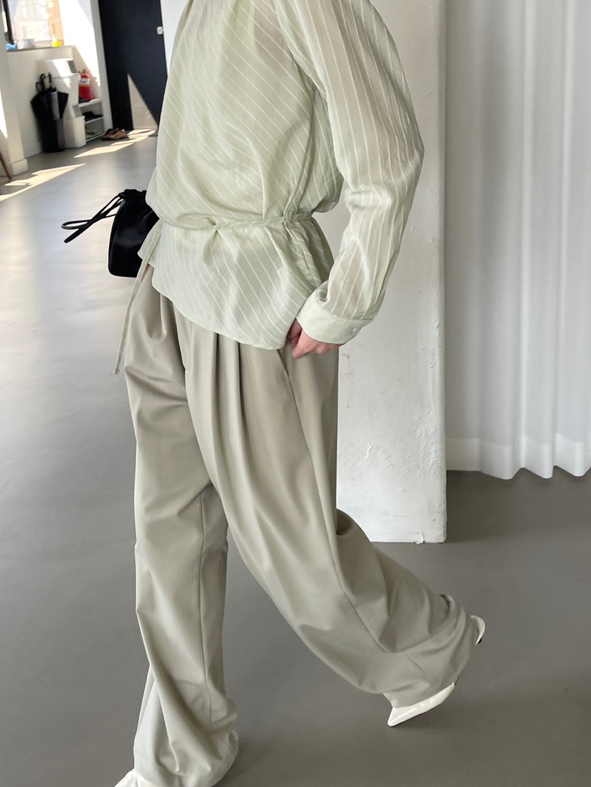 CENTO韓國代購女士新款職業推薦休閑真品襯衫蕾絲衫含腰繩CENTO襯衫/蕾絲衫