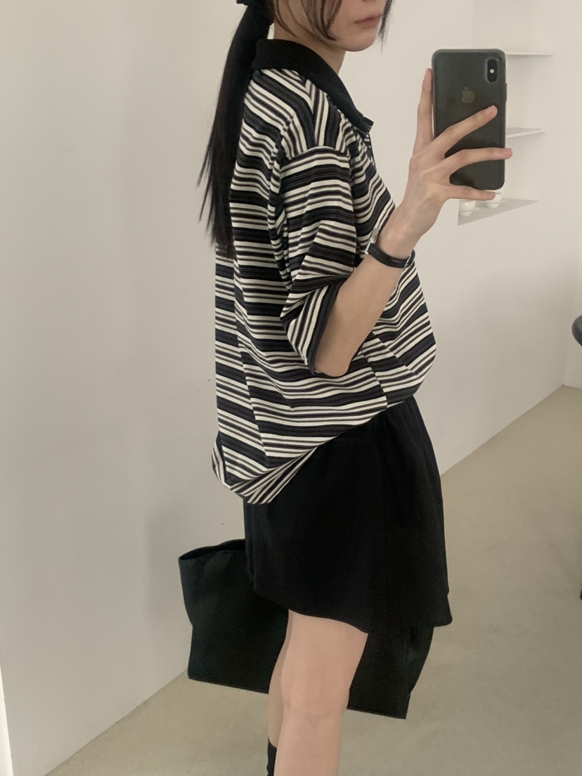 TRUE韓國直郵實拍女士新品職業推薦休閑26春夏人氣時尚T恤TRUET恤