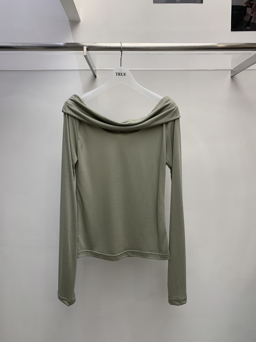 TRUE韓國東大門代購女裝新款人氣推薦職業26春夏長袖T恤兜帽TRUE長袖T恤圖色2