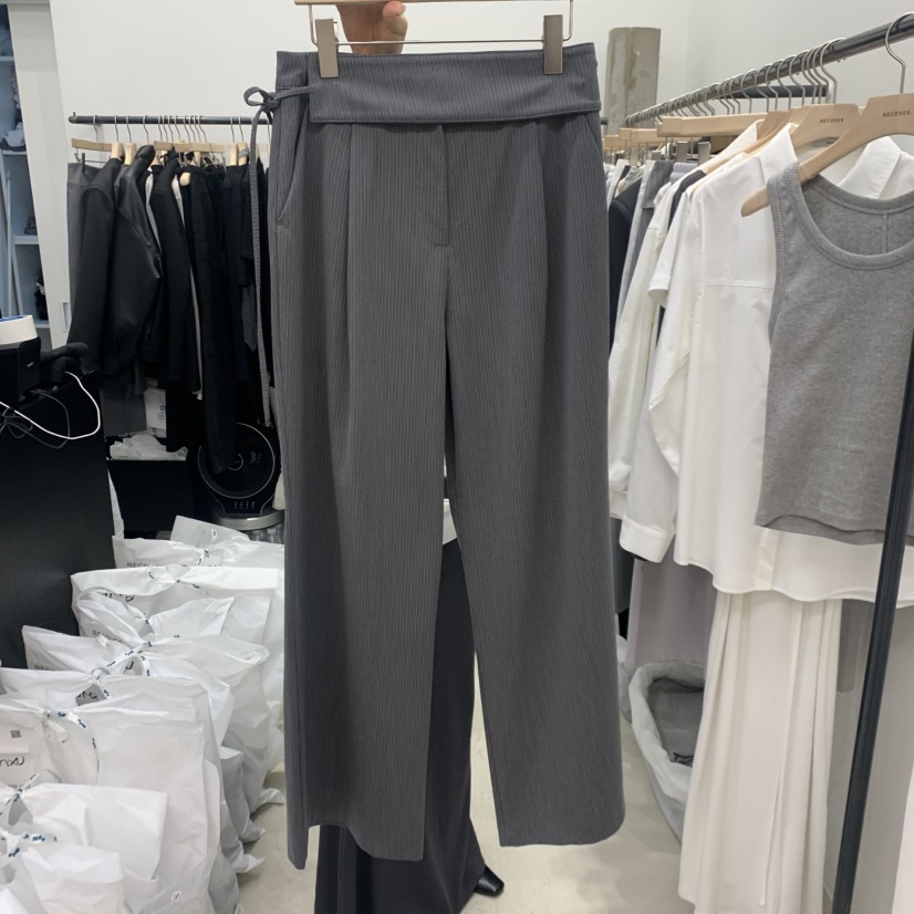 RECOVER韓國代購女士新品推薦休閑26春夏人氣職業熱賣休閑褲RECOVER/MOMENT休閑褲圖色1