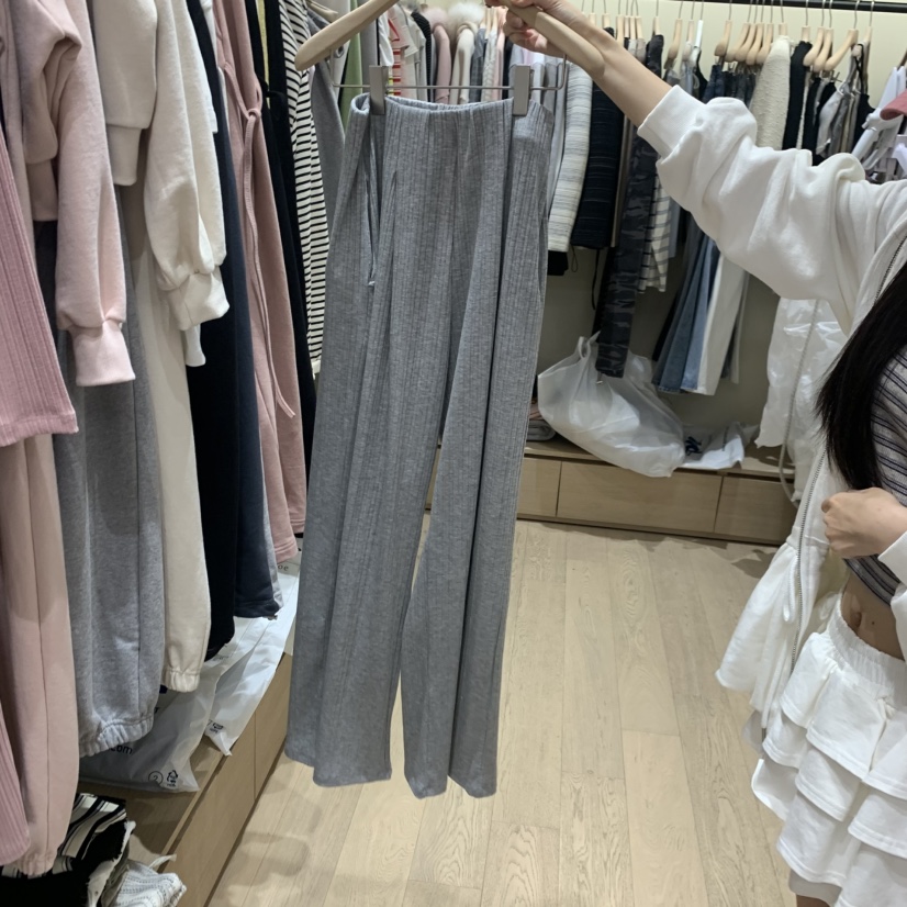 MEMOIRE東大門實拍女裝新品熱賣推薦時尚職業人氣26春夏休閑褲MEMOIRE休閑褲圖色2