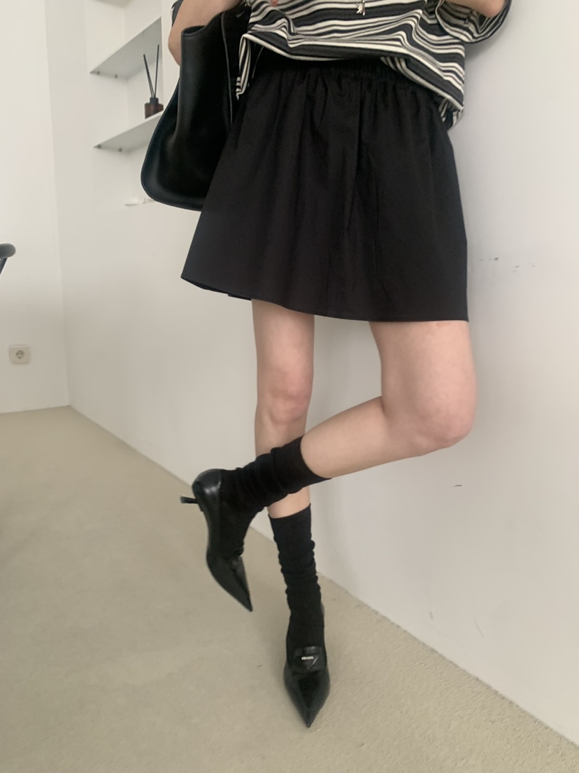 TRUE東大門實拍女裝新款休閑26春夏推薦真品職業裙褲褶皺TRUE裙褲