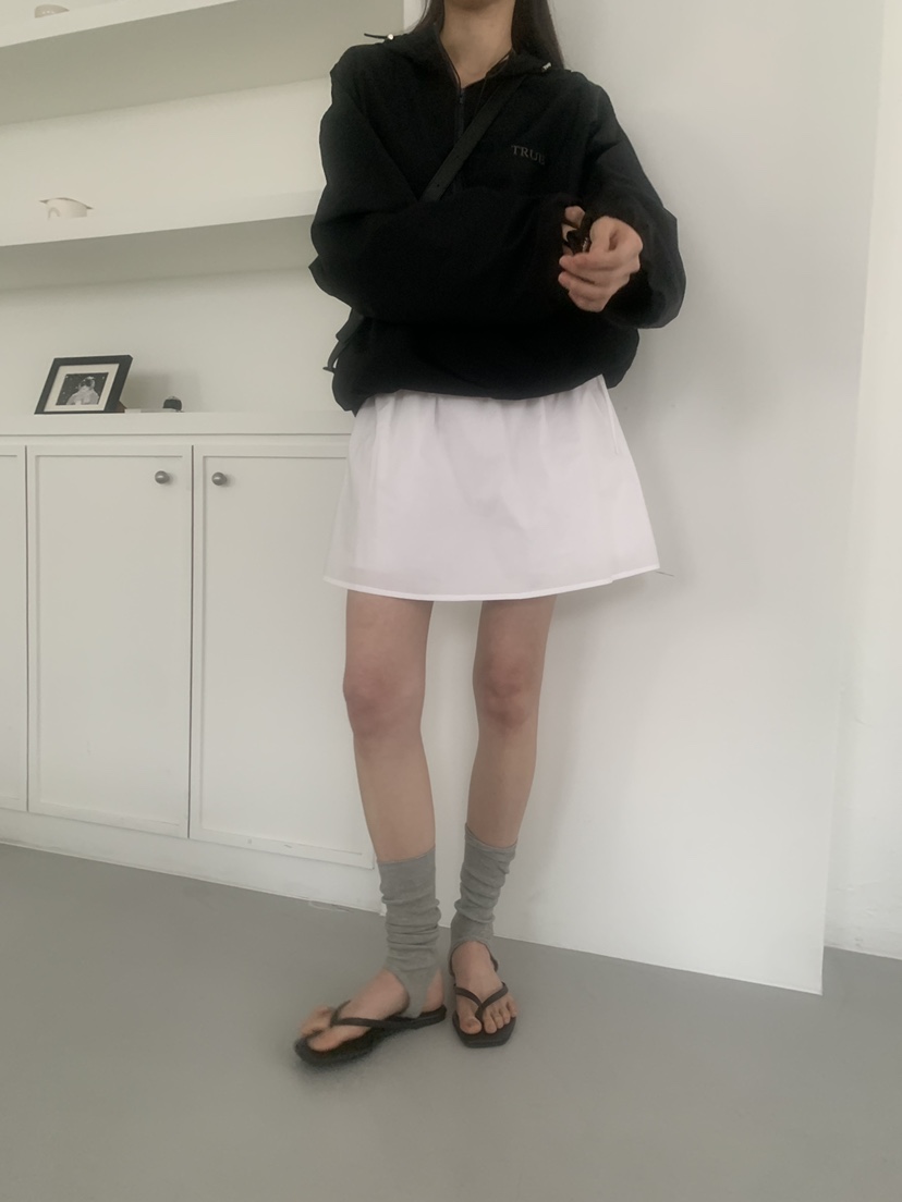 TRUE東大門實拍女裝新款休閑26春夏推薦真品職業裙褲褶皺TRUE裙褲