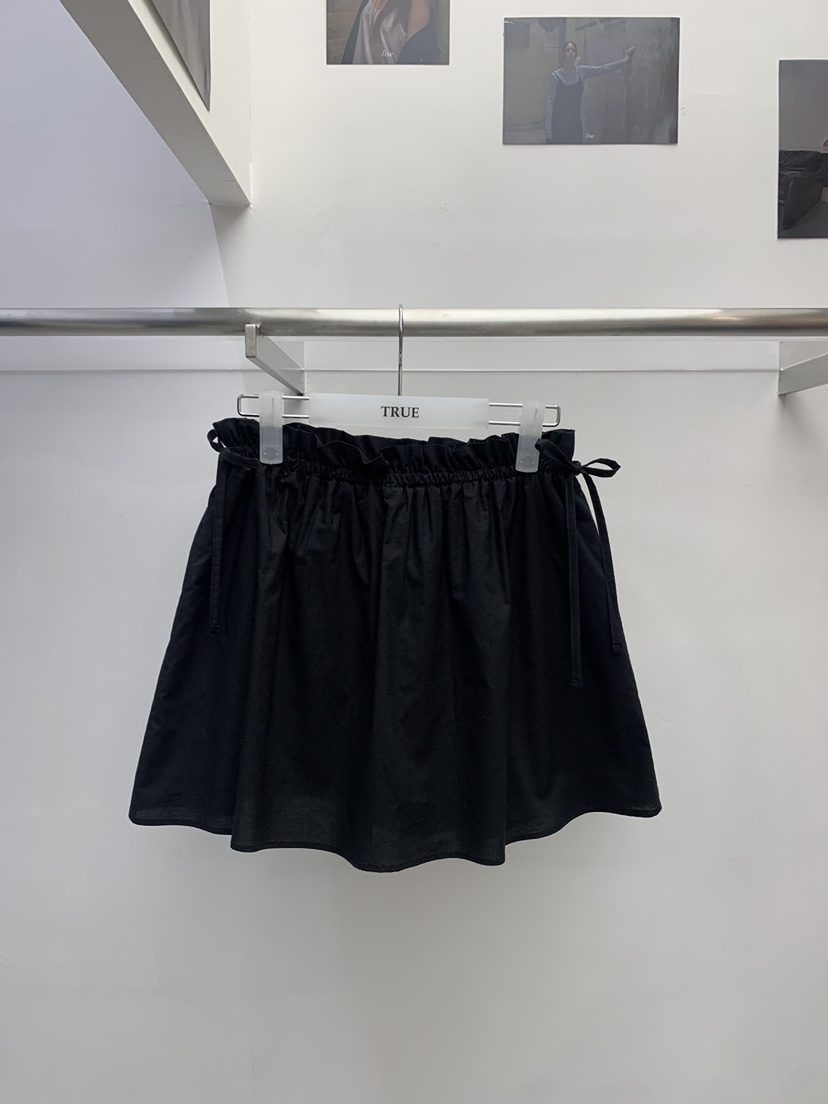 TRUE東大門實拍女裝新款休閑26春夏推薦真品職業裙褲褶皺TRUE裙褲圖色2