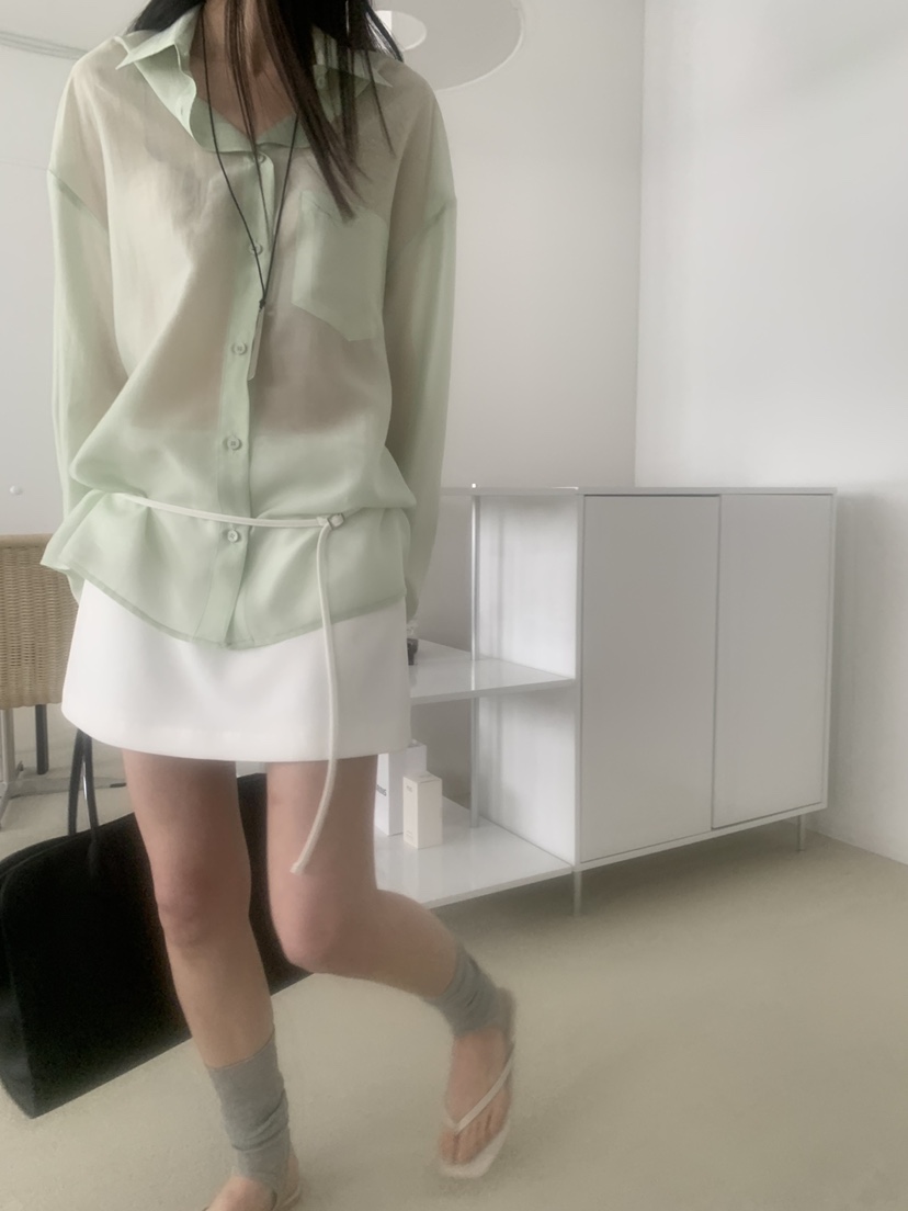 TRUE韓國東大門直郵女士新品職業推薦時尚26春夏襯衫蕾絲衫TRUE襯衫/蕾絲衫