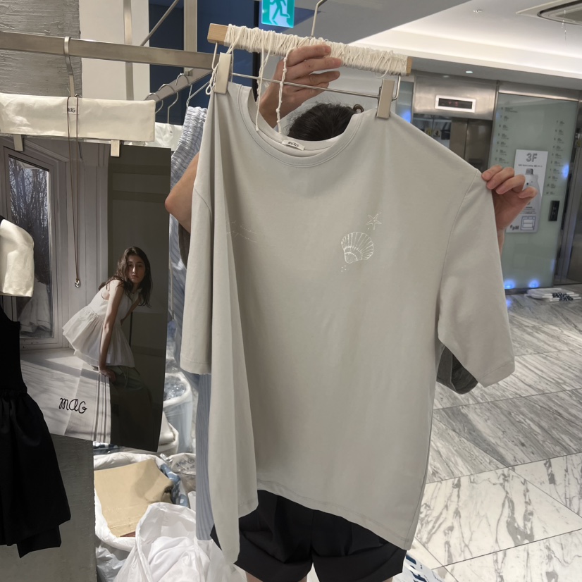MAG韓國東大門直郵女裝新品休閑職業推薦熱賣26春夏時尚T恤MAGT恤圖色3