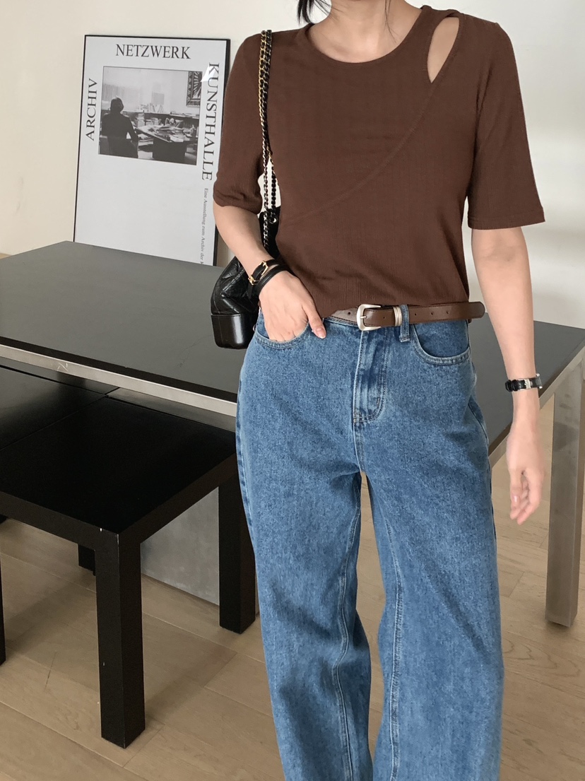 DAVICHI/D.SECOND韓國東大門直郵女士新款熱賣職業人氣T恤DAVICHI/D.SECONDT恤