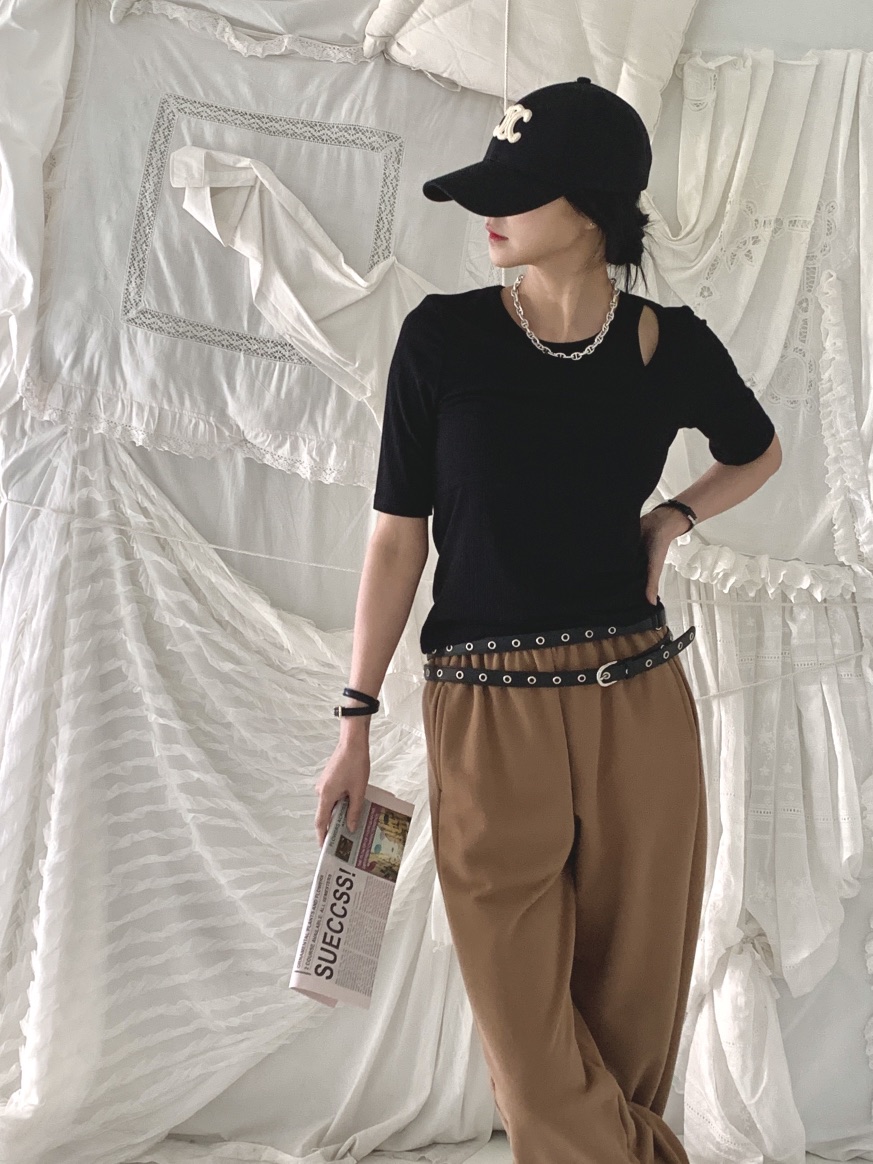 DAVICHI/D.SECOND韓國東大門直郵女士新款熱賣職業人氣T恤DAVICHI/D.SECONDT恤