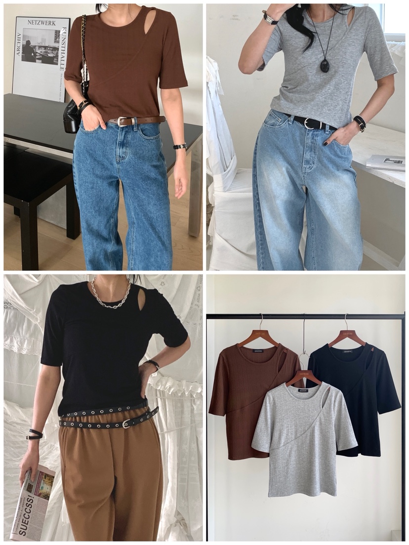 DAVICHI/D.SECOND韓國東大門直郵女士新款熱賣職業人氣T恤DAVICHI/D.SECONDT恤