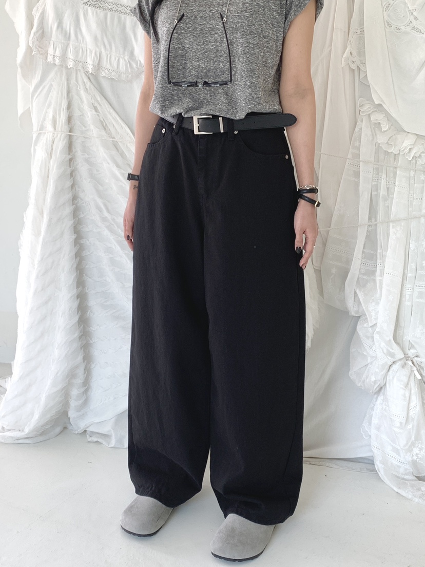 DAVICHI/D.SECOND韓國代購女裝新款時尚牛仔褲含隨機腰帶棉DAVICHI/D.SECOND牛仔褲