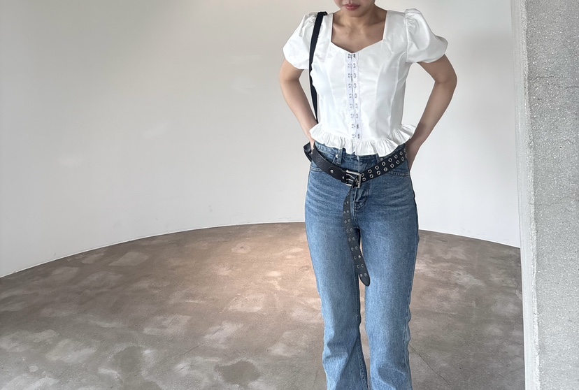 PLATFORM-L韓國直郵女裝新款職業休閑熱賣26春夏襯衫蕾絲衫PLATFORM襯衫/蕾絲衫