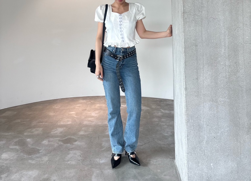 PLATFORM-L韓國直郵女裝新款職業休閑熱賣26春夏襯衫蕾絲衫PLATFORM襯衫/蕾絲衫