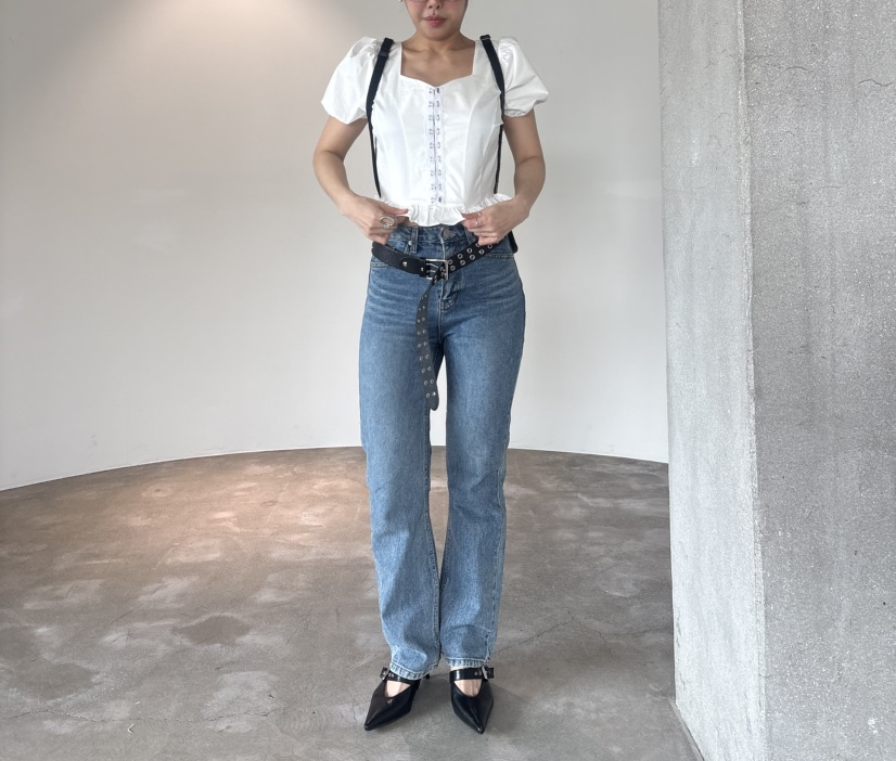 PLATFORM-L韓國直郵女裝新款職業休閑熱賣26春夏襯衫蕾絲衫PLATFORM襯衫/蕾絲衫