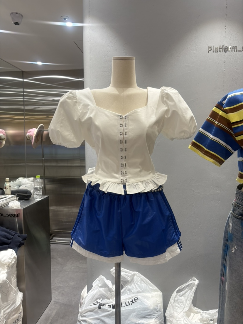 PLATFORM-L韓國直郵女裝新款職業休閑熱賣26春夏襯衫蕾絲衫PLATFORM襯衫/蕾絲衫