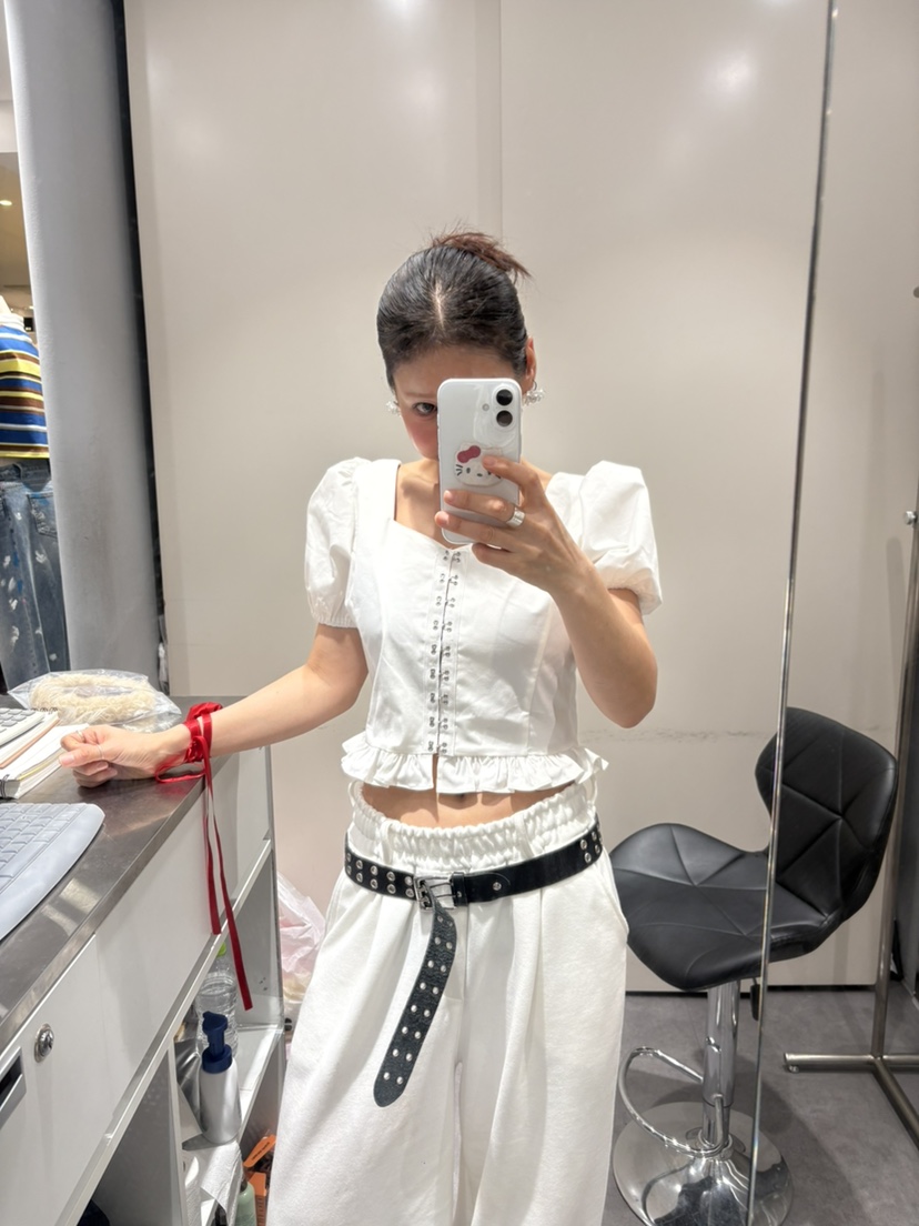 PLATFORM-L韓國直郵女裝新款職業休閑熱賣26春夏襯衫蕾絲衫PLATFORM襯衫/蕾絲衫