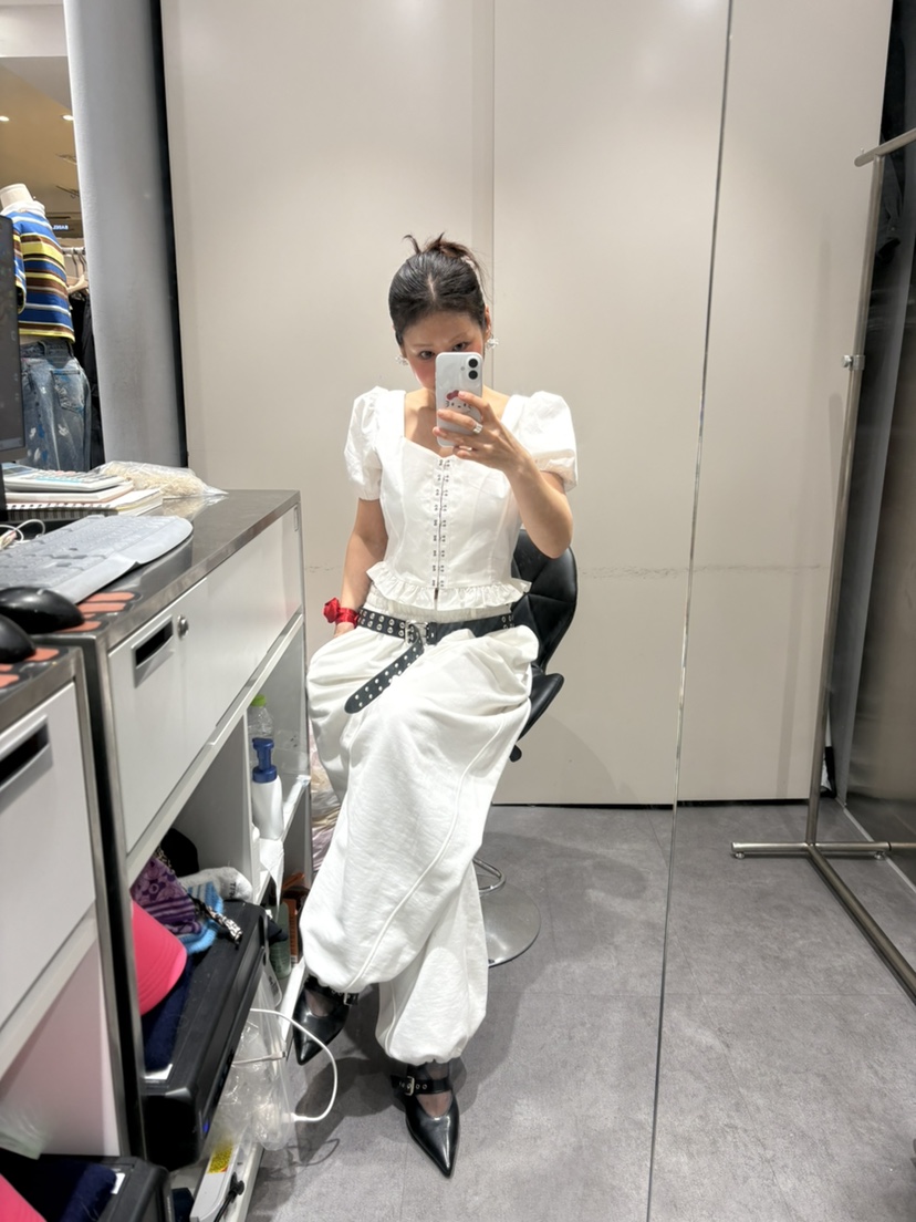 PLATFORM-L韓國直郵女裝新款職業休閑熱賣26春夏襯衫蕾絲衫PLATFORM襯衫/蕾絲衫