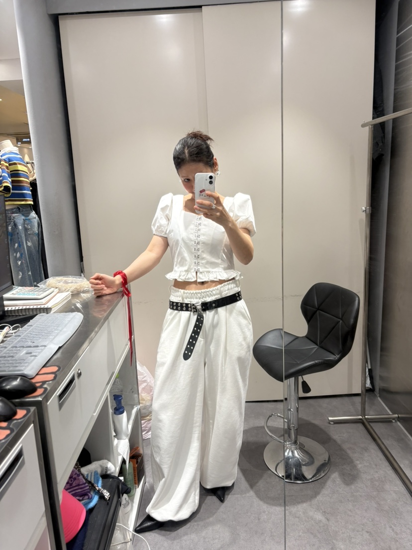 PLATFORM-L韓國直郵女裝新款職業休閑熱賣26春夏襯衫蕾絲衫PLATFORM襯衫/蕾絲衫